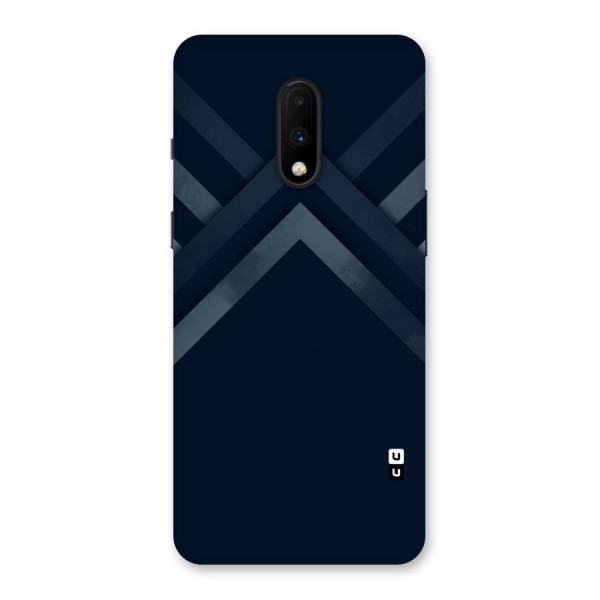 Navy Blue Arrow Back Case for OnePlus 7