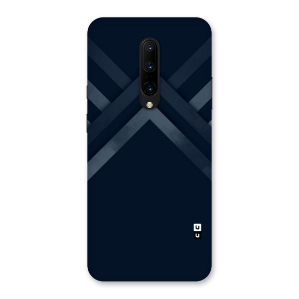 Navy Blue Arrow Back Case for OnePlus 7 Pro