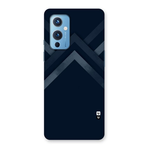 Navy Blue Arrow Back Case for OnePlus 9