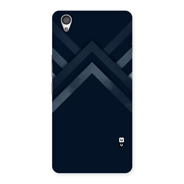 Navy Blue Arrow Back Case for OnePlus X