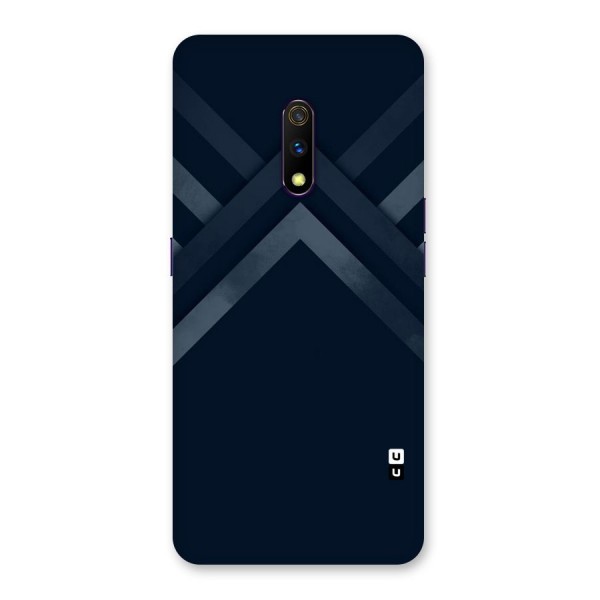 Navy Blue Arrow Back Case for Realme X