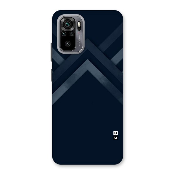 Navy Blue Arrow Back Case for Redmi Note 10
