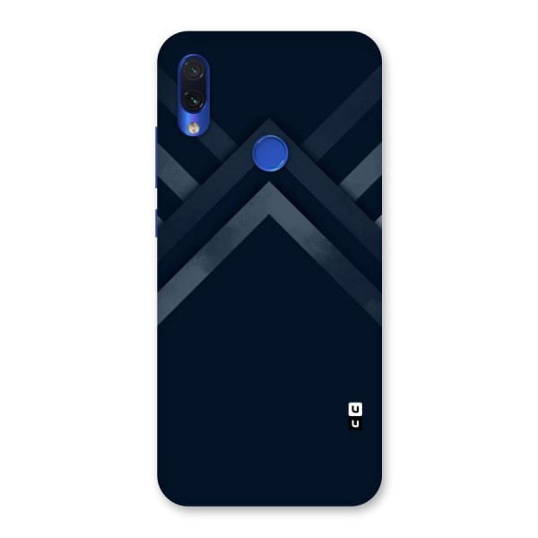 Navy Blue Arrow Back Case for Redmi Note 7