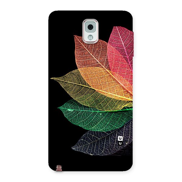 Net Leaf Color Design Back Case for Galaxy Note 3