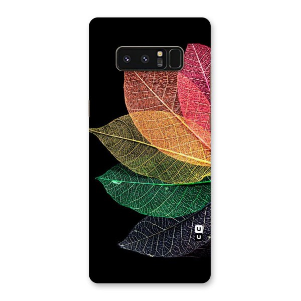 Net Leaf Color Design Back Case for Galaxy Note 8