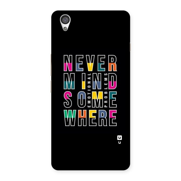 Nevermind Somewhere Back Case for OnePlus X