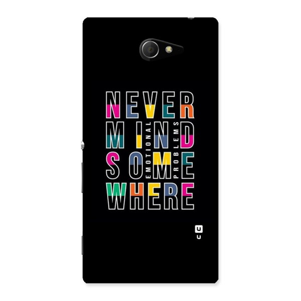 Nevermind Somewhere Back Case for Sony Xperia M2