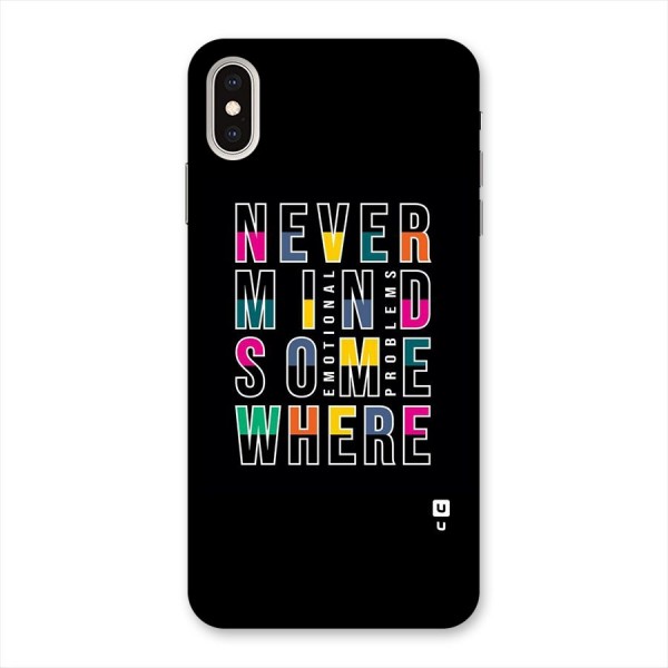 Nevermind Somewhere Back Case for iPhone XS Max