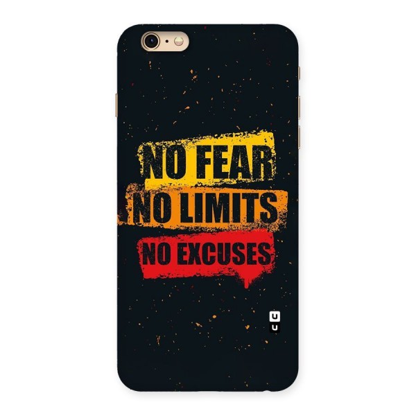No Fear No Limits Back Case for iPhone 6 Plus 6S Plus