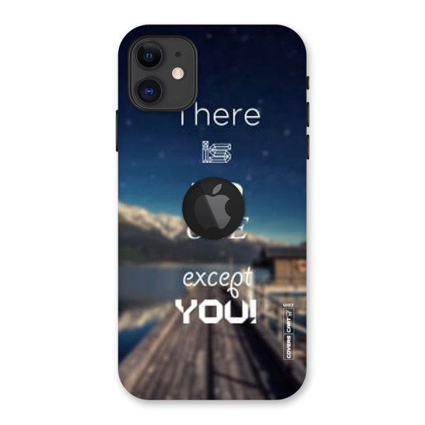No One But You Back Case for iPhone 11 Logo Cut