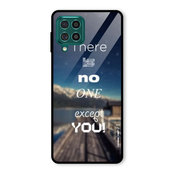 No One But You Glass Back Case for Galaxy F62