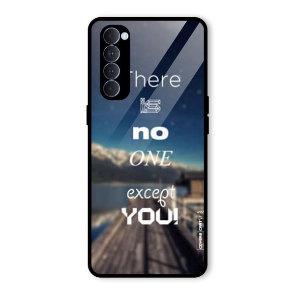 No One But You Glass Back Case for Oppo Reno4 Pro