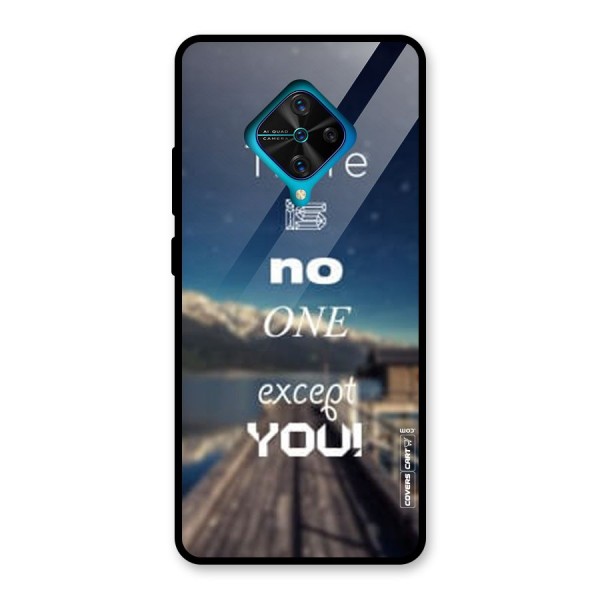 No One But You Glass Back Case for Vivo S1 Pro