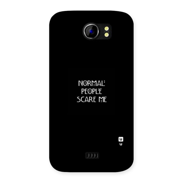 Normal People Back Case for Micromax Canvas 2 A110