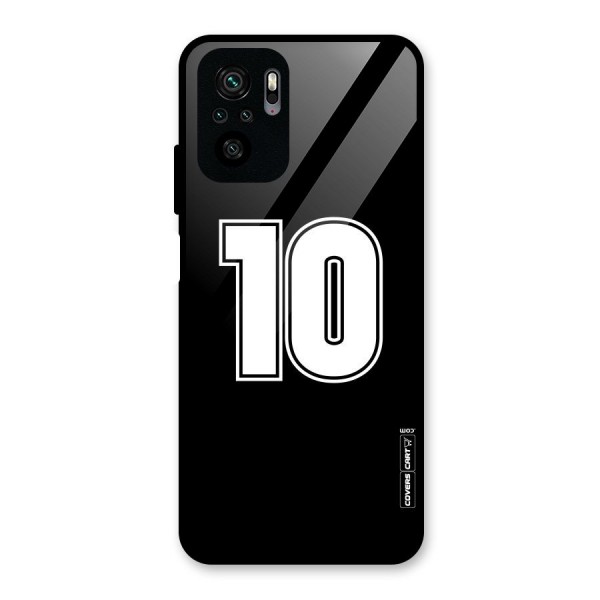 Number 10 Glass Back Case for Redmi Note 10