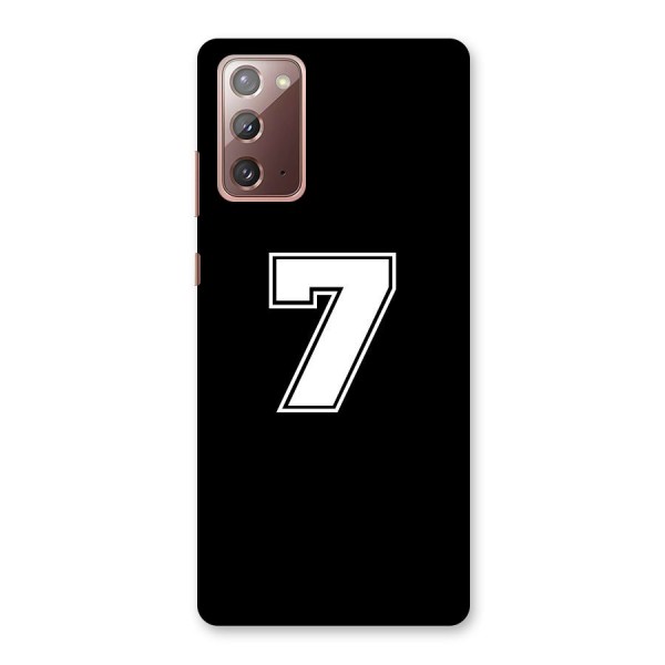 Number 7 Back Case for Galaxy Note 20
