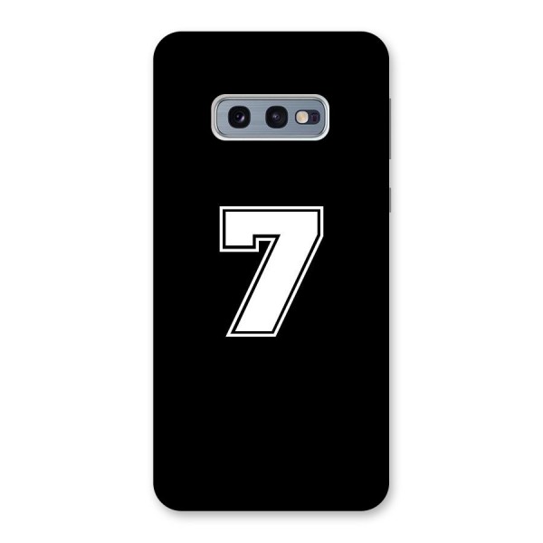 Number 7 Back Case for Galaxy S10e