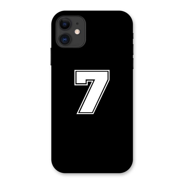 Number 7 Back Case for iPhone 11