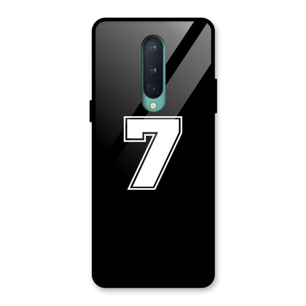 Number 7 Glass Back Case for OnePlus 8