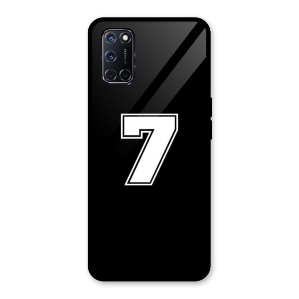 Number 7 Glass Back Case for Oppo A52