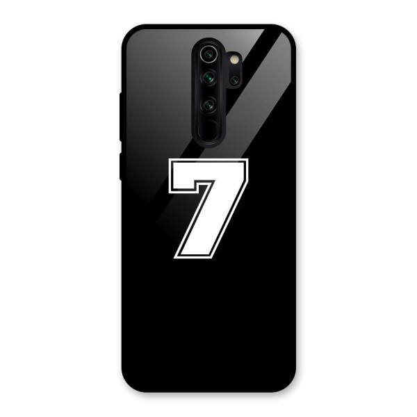 Number 7 Glass Back Case for Redmi Note 8 Pro