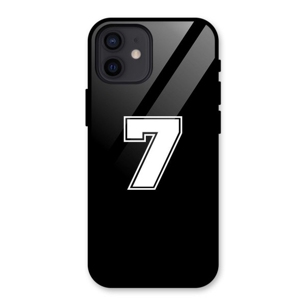 Number 7 Glass Back Case for iPhone 12