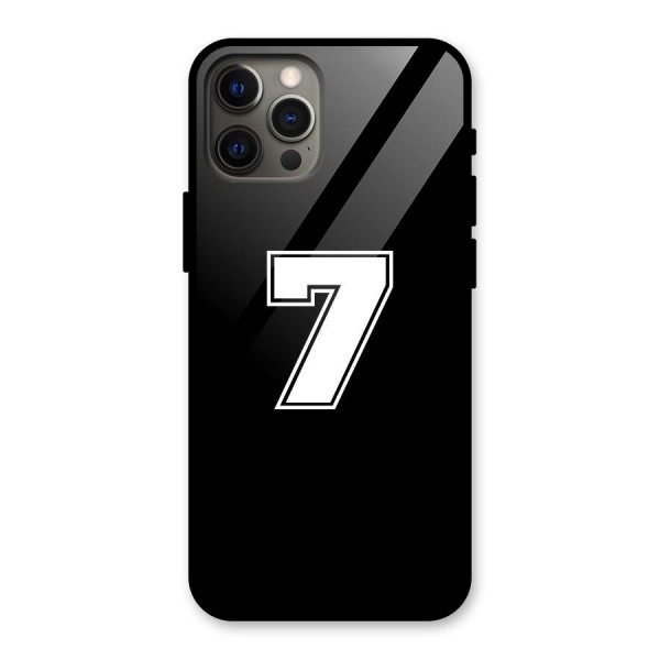 Number 7 Glass Back Case for iPhone 12 Pro Max