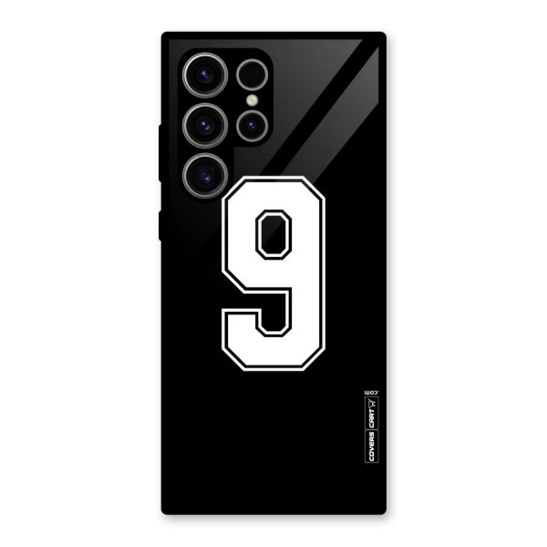 Number 9 Glass Back Case for Galaxy S23 Ultra