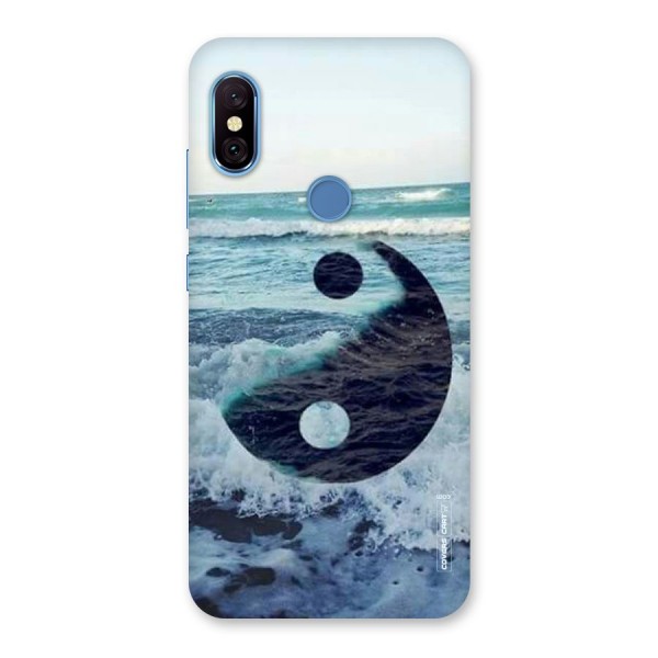 Oceanic Peace Design Back Case for Redmi Note 6 Pro