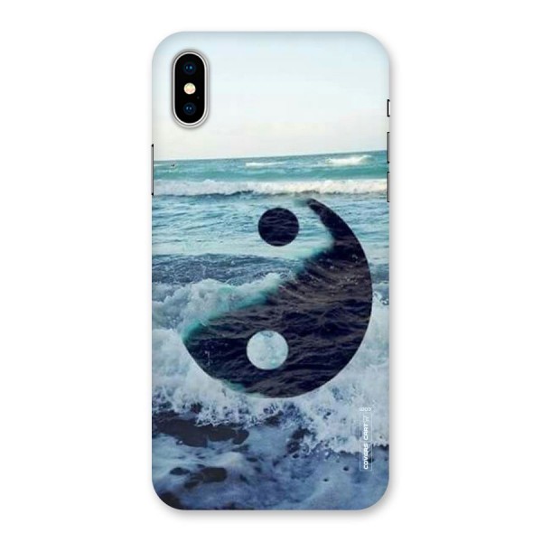 Oceanic Peace Design Back Case for iPhone XS