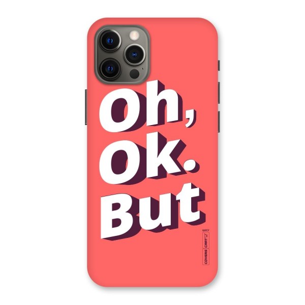 Oh Ok But Back Case for iPhone 12 Pro Max