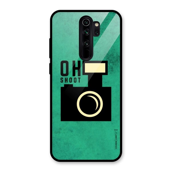 Oh Shoot Glass Back Case for Redmi Note 8 Pro