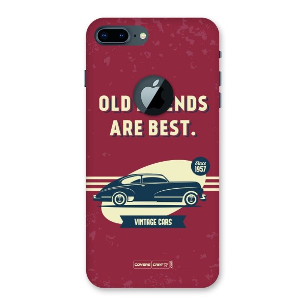 Old Friends Vintage Car Back Case for iPhone 7 Plus Logo Cut
