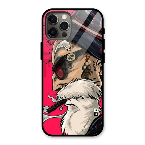 Old Man Swag Glass Back Case for iPhone 12 Pro