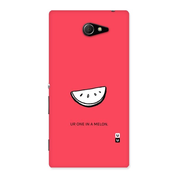One In Melon Back Case for Sony Xperia M2