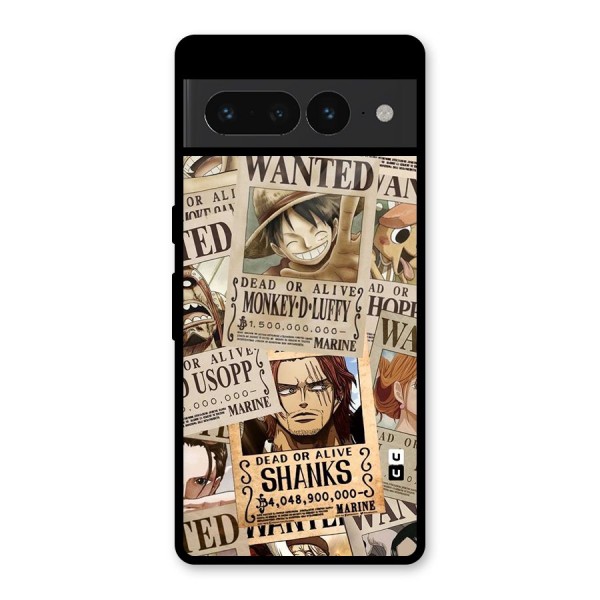 One Piece Most Wanted Glass Back Case for Google Pixel 7 Pro