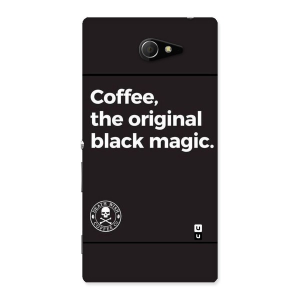 Original Black Magic Back Case for Sony Xperia M2