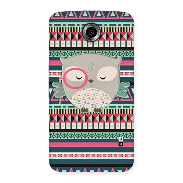 Owl Cute Pattern Back Case for Nexsus 6