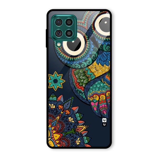 Owl Eyes Glass Back Case for Galaxy F62