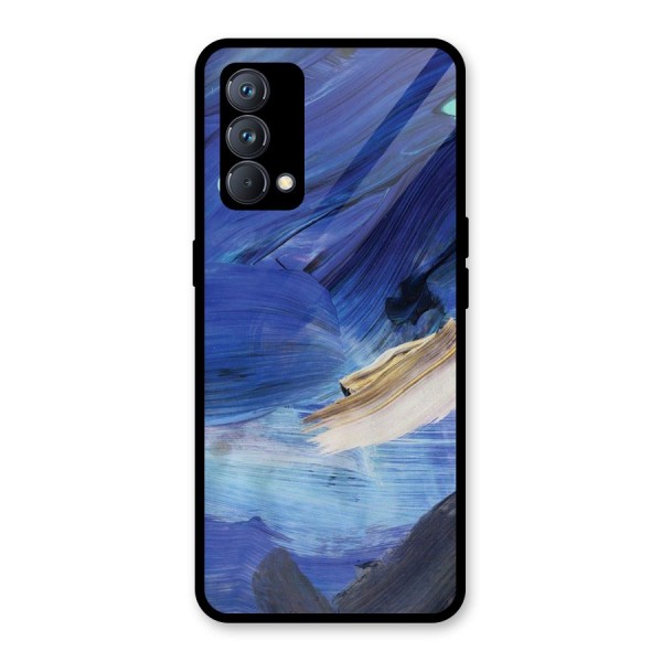 Paint Brush Strokes Glass Back Case for Realme GT Master Edition