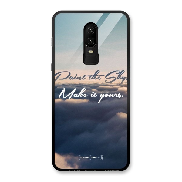 Paint the Sky Glass Back Case for OnePlus 6