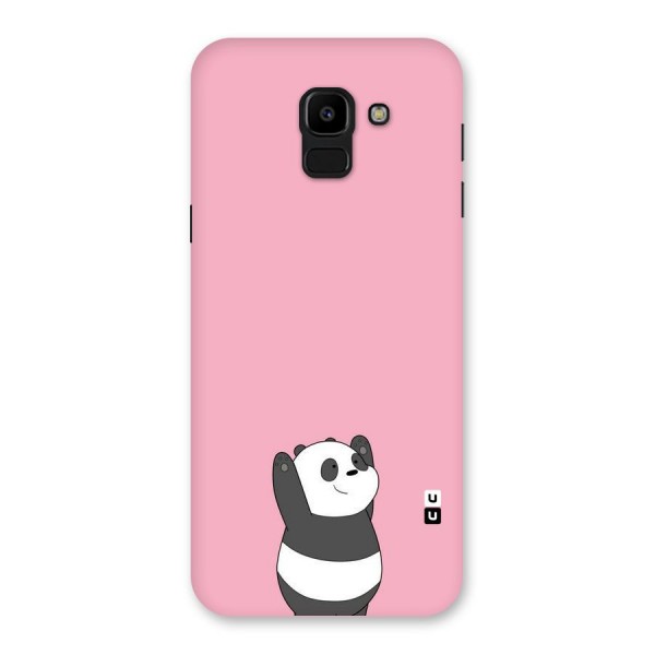 Panda Handsup Back Case for Galaxy J6