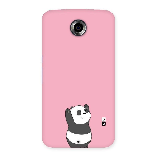 Panda Handsup Back Case for Nexsus 6