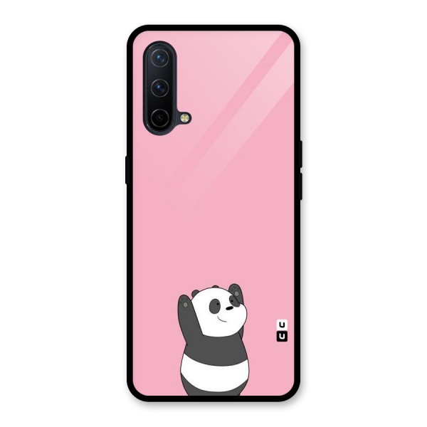 Panda Handsup Glass Back Case for OnePlus Nord CE 5G