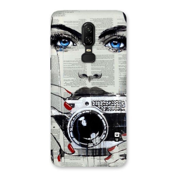 Paper Face Beauty Back Case for OnePlus 6