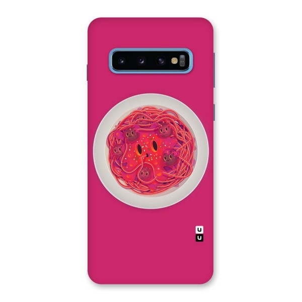 Pasta Cute Back Case for Galaxy S10