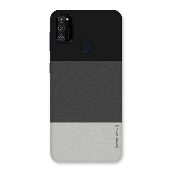 Pastel Black and Grey Back Case for Galaxy M30s
