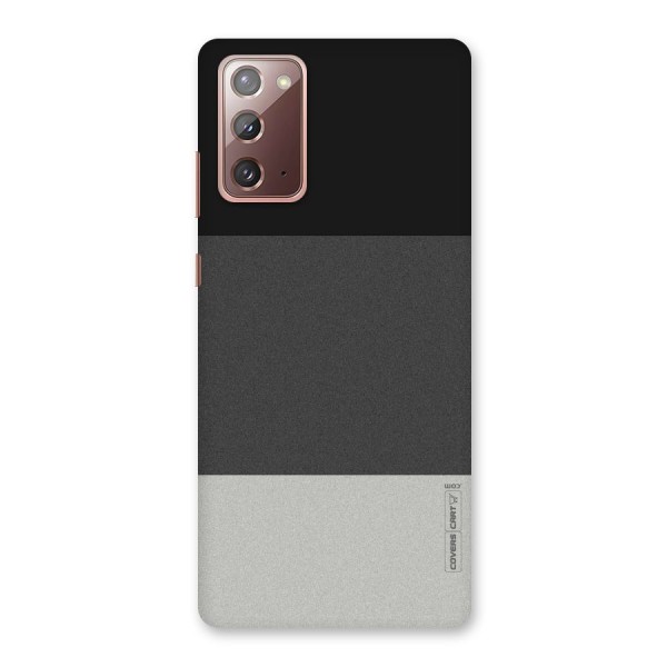 Pastel Black and Grey Back Case for Galaxy Note 20