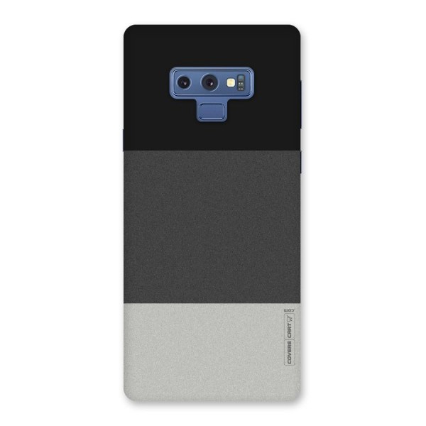 Pastel Black and Grey Back Case for Galaxy Note 9