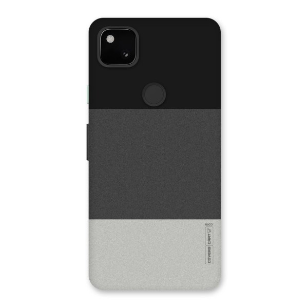 Pastel Black and Grey Back Case for Google Pixel 4a